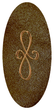 DG5000-601-CP-SH-BR Copper Scroll Shimmer Brown